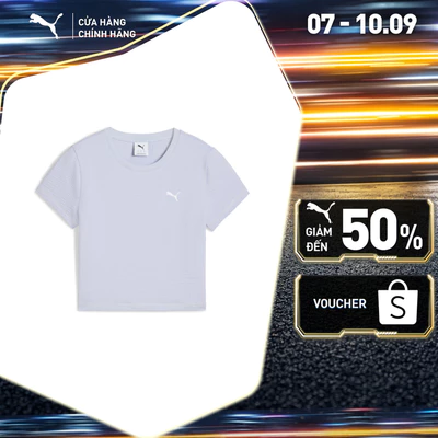 Áo Thun Thời Trang PUMA Nữ DARE TO Baby Tee Cool Weather Màu Xanh