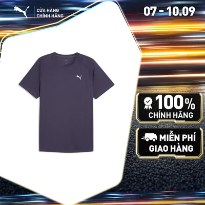 Áo Thun Chạy Bộ PUMA Nam RUN VELOCITY TEE (POLY) Inky Depths Màu Xám