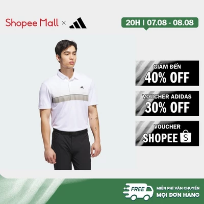 [Duy nhất 8.8 - VOUCHER 30%]adidas Đánh gôn Áo Polo Chuyên Dụng Phủ Kín Hoạ Tiết Nam trắng JL5249