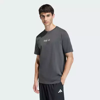 adidas Phong cách sống ÁO THUN GRAPHIC COFFEE CAFE DONUT BOX Nam Xám KB2502