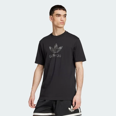 adidas Phong cách sống Áo Thun Ba Lá Rằn Ri Nam Đen IZ2511