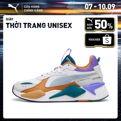 Giày Thời Trang PUMA Unisex RS-X TOYS White-Dark Amethyst Màu Trắng