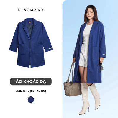 N&M Limited Áo Khoác Dạ Nữ Tay Dài Thời Trang 1708041