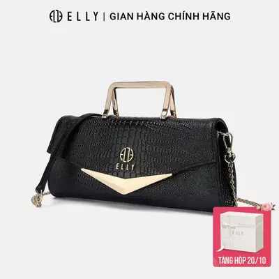 Clutch nữ ELLY EC38 ví cầm tay da thật cao cấp đeo chéo đeo vai dự tiệc sang trọng