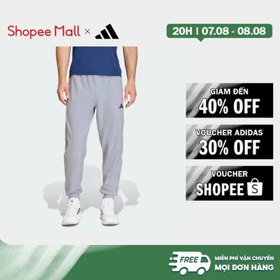 [Duy nhất 8.8 - VOUCHER 30%]adidas Gym & Training QUẦN DỆT LINH HOẠT WORKOUT ESSENTIALS Nam Xám KD2841