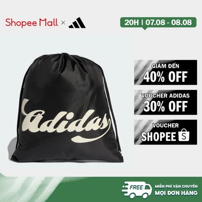 [Duy nhất 8.8 - VOUCHER 30%]adidas Phong cách sống Túi Rút Tập Gym In Hình adidas Tiro Unisex Đen KD7275