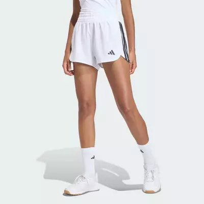 adidas Gym & Training Quần Short Pacer Workout Woven High Rise Nữ trắng KD7324