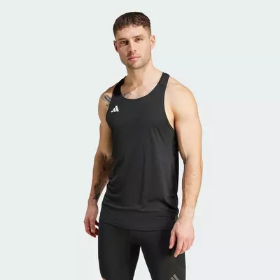adidas Chạy Áo Singlet Chạy Bộ Adizero Essentials Nam Đen IM8586