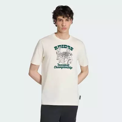 adidas Phong cách sống ÁO THUN GRAPHIC NOVELTY FOOSBALL Nam trắng KC7122