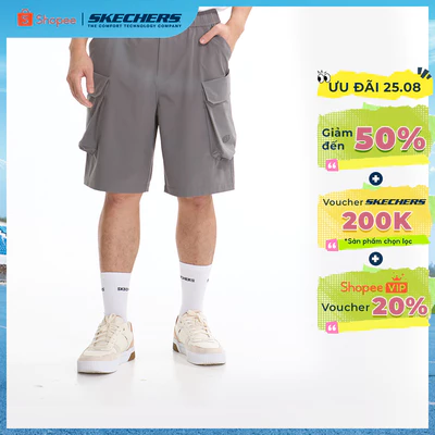 Quần Đùi Thể Thao Nam Skechers Lifestyle Physical Academia Collection Trendy Shorts-SL225M122-00Z8 Online Sale