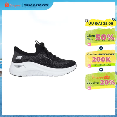 Giày Thể Thao Nữ Skechers Slip-Ins Sport Arch Fit 2.0 Sweet Stride Thường Ngày - 150331-BKW APMA