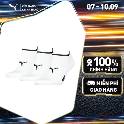 Bộ 3 Đôi Vớ Thể Thao PUMA Unisex Various U No Show 3P white Màu Trắng