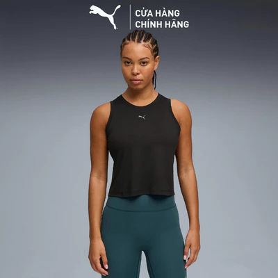 Áo Thun Thể Thao Tập Luyện PUMA Nữ CLOUDSPUN SLEEVELESS TANK Black Màu Đen