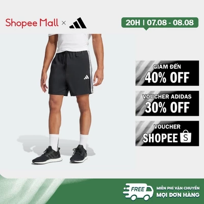 [Duy nhất 8.8 - VOUCHER 30%]adidas Phong cách sống Quần Short Chelsea 3 Sọc Essential Nam Đen JE6436