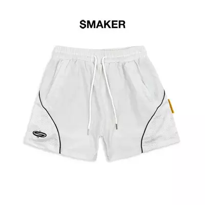[SMAKER] Quần đùi ngắn vải dù cơ bản - LOGO MESH NYLON SHORTS