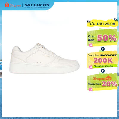 [ĐỘC QUYỀN ONLINE] Giày Thể Thao Nữ Skechers Court Classics Sport Court 2.0 Core Essential - 185160-OFWT MF