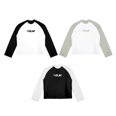 TheGlam CHÍNH HÃNG - Áo Thun Tay Dài “GLM STAR” Raglan Form Boxy - TS07-01