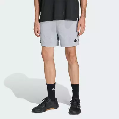 adidas Gym & Training QUẦN SHORT TẬP LUYỆN 2 TRONG 1 TECH ESSENTIALS Nam Xám KE9634