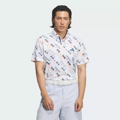 adidas Đánh gôn ÁO POLO NGẮN TAY AOP Nam trắng JZ4363