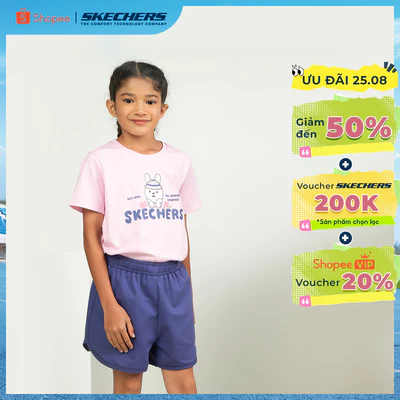 2 In 1 Knit Set Bé Gái Skechers Urban Outdoor 2 In 1 Knit Set - SL325G275-04VJ Online Sale