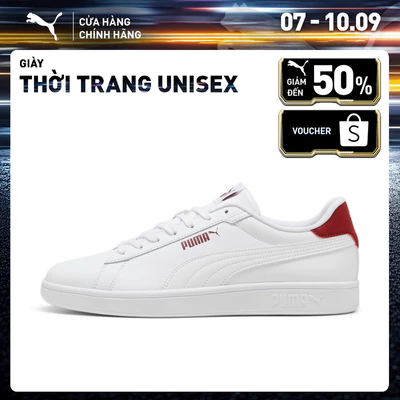 Giày thời trang PUMA Unisex Smash 3.0 L Màu Trắng