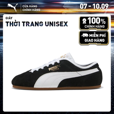 Giày Thời Trang PUMA Unisex Tackle Black-White-Gum Màu Đen