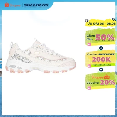 [ĐỘC QUYỀN ONLINE] Giày Thể Thao Nữ Skechers Sport D'Lites Daisy Dream - 150538-NTPK Air-Cooled Memory Foam
