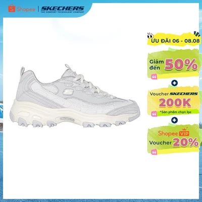 [ĐỘC QUYỀN ONLINE] Giày Thể Thao Nữ Skechers Sport D'Lites Thường Ngày - 13167-LTGY Air-Cooled Memory Foam