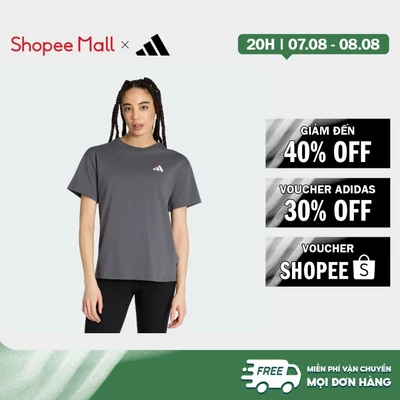 [Duy nhất 8.8 - VOUCHER 30%]adidas Phong cách sống ÁO THUN GRAPHIC THÊU DÁNG RỘNG Nữ Xám KT2739