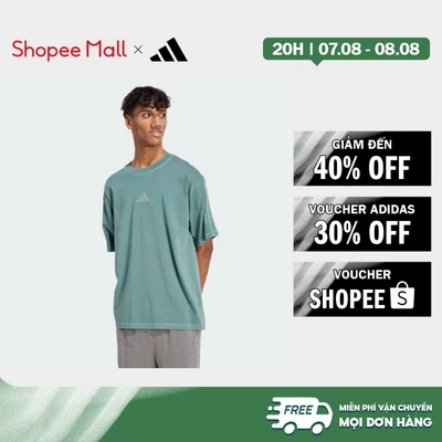 [Duy nhất 8.8 - VOUCHER 30%]adidas Phong cách sống Áo Thun Bạc Màu ALL SZN Nam màu xanh lá JN0610