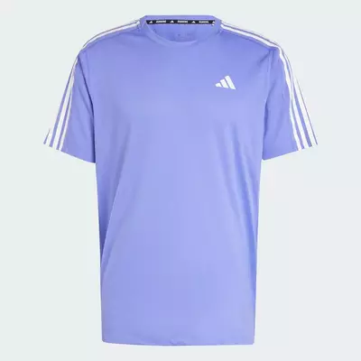 adidas Chạy Áo Thun 3 Sọc Own the Run Nam Màu xanh da trời IV9957