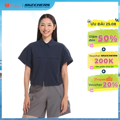 Shirt Nữ Skechers Lifestyle Physical Academia Collection Trendy Shirt-SL225W127-002Z Online Sale