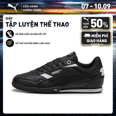 Giày Thể Thao PUMA Nữ BELLA DONNA L Black-Silver Màu Đen