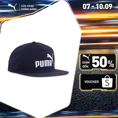 Nón Thể Thao PUMA Unisex ESS NO 1 LOGO Flat Brim Cap Navy Màu Xanh