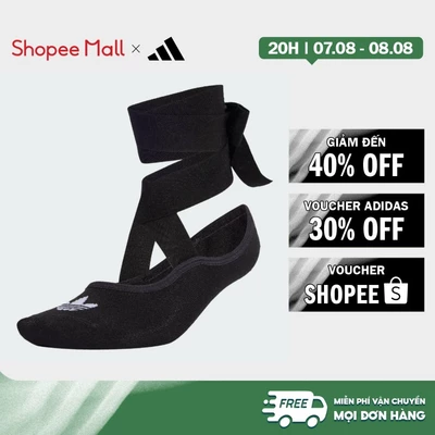 [Duy nhất 8.8 - VOUCHER 30%]adidas Phong cách sống Tất Ballet 1 Đôi Nữ Đen JD5621
