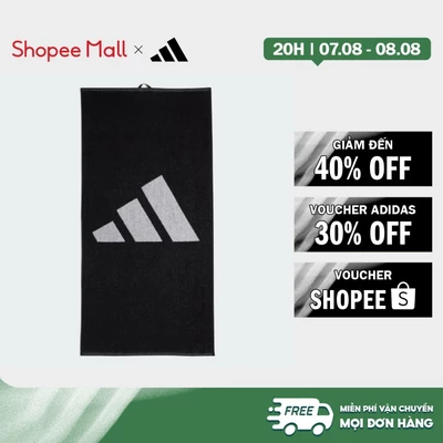 [Duy nhất 8.8 - VOUCHER 30%]adidas Bơi lội Khăn Bông Cỡ Nhỏ Unisex Đen IU1290