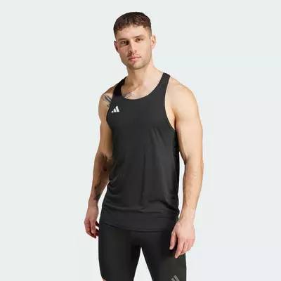 adidas Chạy Áo Singlet Chạy Bộ Adizero Essentials Nam Đen IM8586
