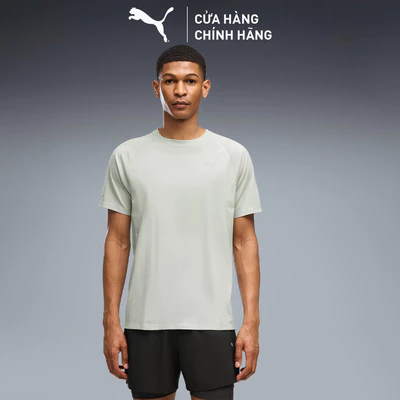 Áo Thun Chạy Bộ PUMA Nam RUN  VELOCITY TEE TRI-BLEND Créme De Mint Heather Màu Xanh Lá