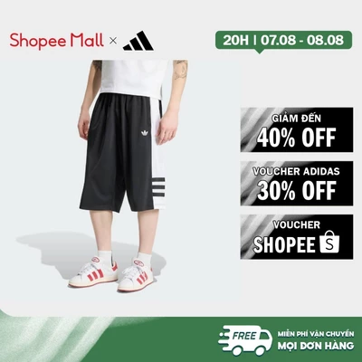 [Duy nhất 8.8 - VOUCHER 30%]adidas Phong cách sống QUẦN SHORT ADICOLOR COURT Nam Đen KS9301