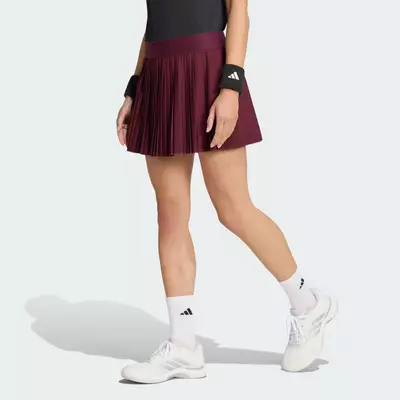 adidas Tennis Club pleated skirt Women Burgundy KQ8266
