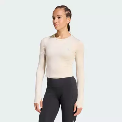 adidas Chạy Áo Chạy Dài Tay adi365 Running Essentials Nữ Be KE8413