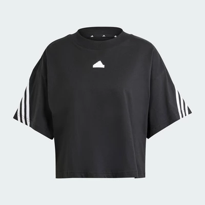 adidas Phong cách sống Áo Thun 3 Sọc Future Icons Nữ Đen IP1571