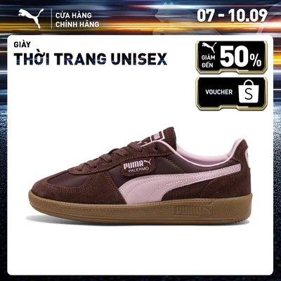 Giày Thời Trang PUMA Unisex Palermo Vintage Update Chocolate Brown-Gum Màu Nâu