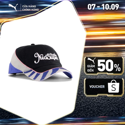 Nón Thời Trang PUMA Unisex x KIDSUPER BB Cap Black-Lapis Lazuli Màu Đen