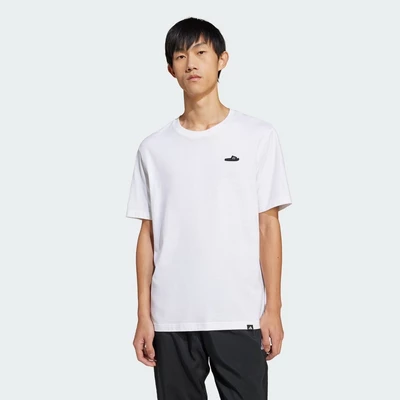 adidas Phong cách sống Áo Thun Graphic Lounge Slide Nam trắng JJ4002