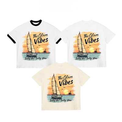 TheGlam CHÍNH HÃNG - Áo Thun Form Boxy "SUNSET VIBES" UNISEX Áo Hè - TS03-08