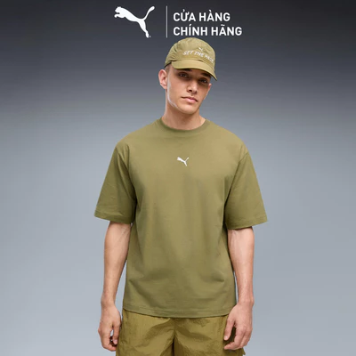 Áo Thun Thời Trang PUMA Nam RUN CULTURE COLLECTIVE Tee Chai Latte Màu Nâu
