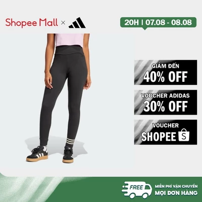 [Duy nhất 8.8 - VOUCHER 30%]adidas Phong cách sống Quần Legging Dáng Dài Neuclassics Nữ Đen JI8490