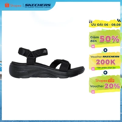 Xăng Đan/Dép Nữ Skechers GOwalk Arch Fit 2.0 Sandal Exhilarate Đi Bộ - 140876-BBK APMA Online Sale