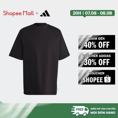 [Duy nhất 8.8 - VOUCHER 30%]adidas Phong cách sống Áo Thun Lounge Nam Đen IC4104